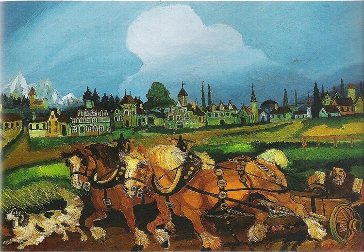 Œuvre d'Antonio Ligabue en 1956