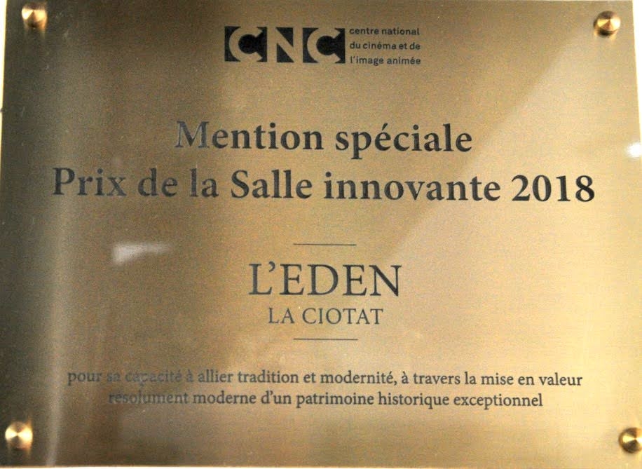 PRIX CNC Eden cinema La Ciotat