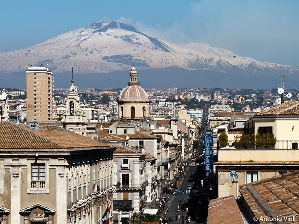 catania ville et etna volcan