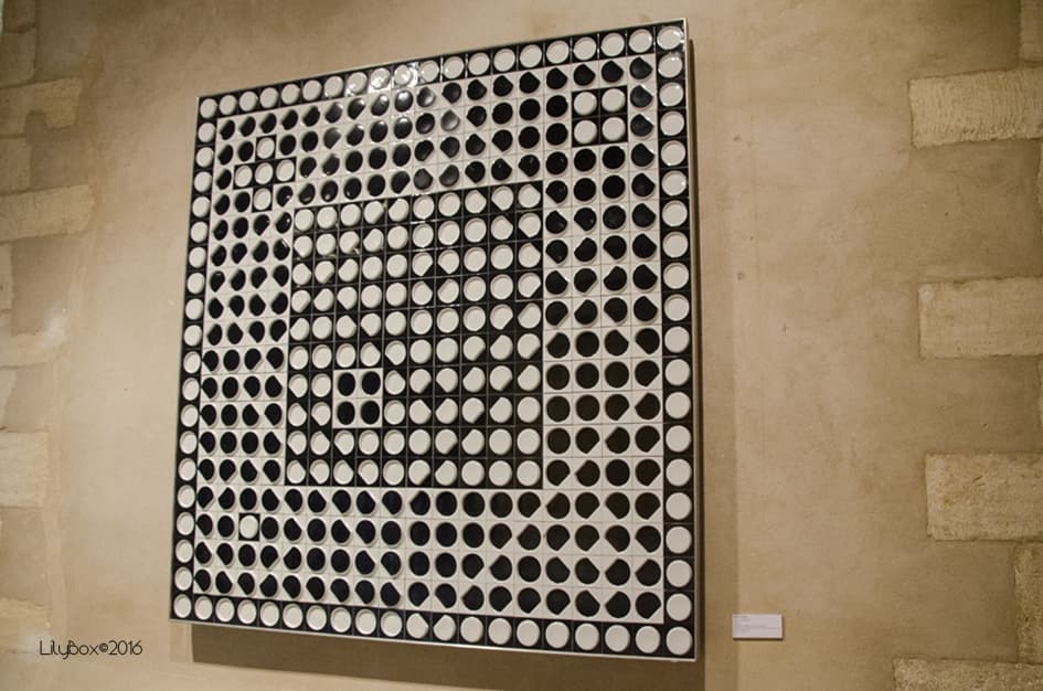 Alphabet Plastique de Vasarely Chateau de Gordes
