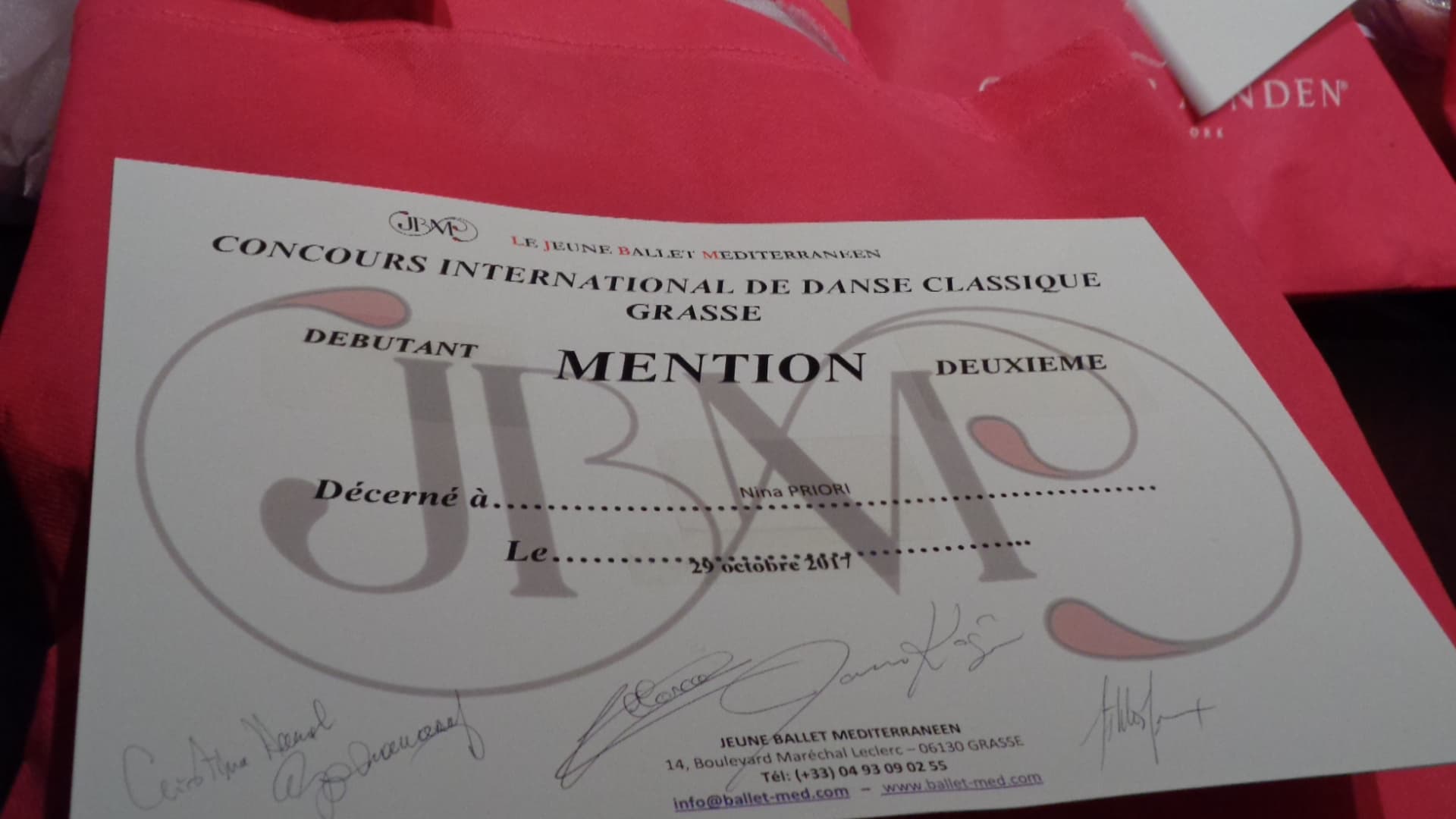 Les concours de danse classique - Mademoiselle Danse 