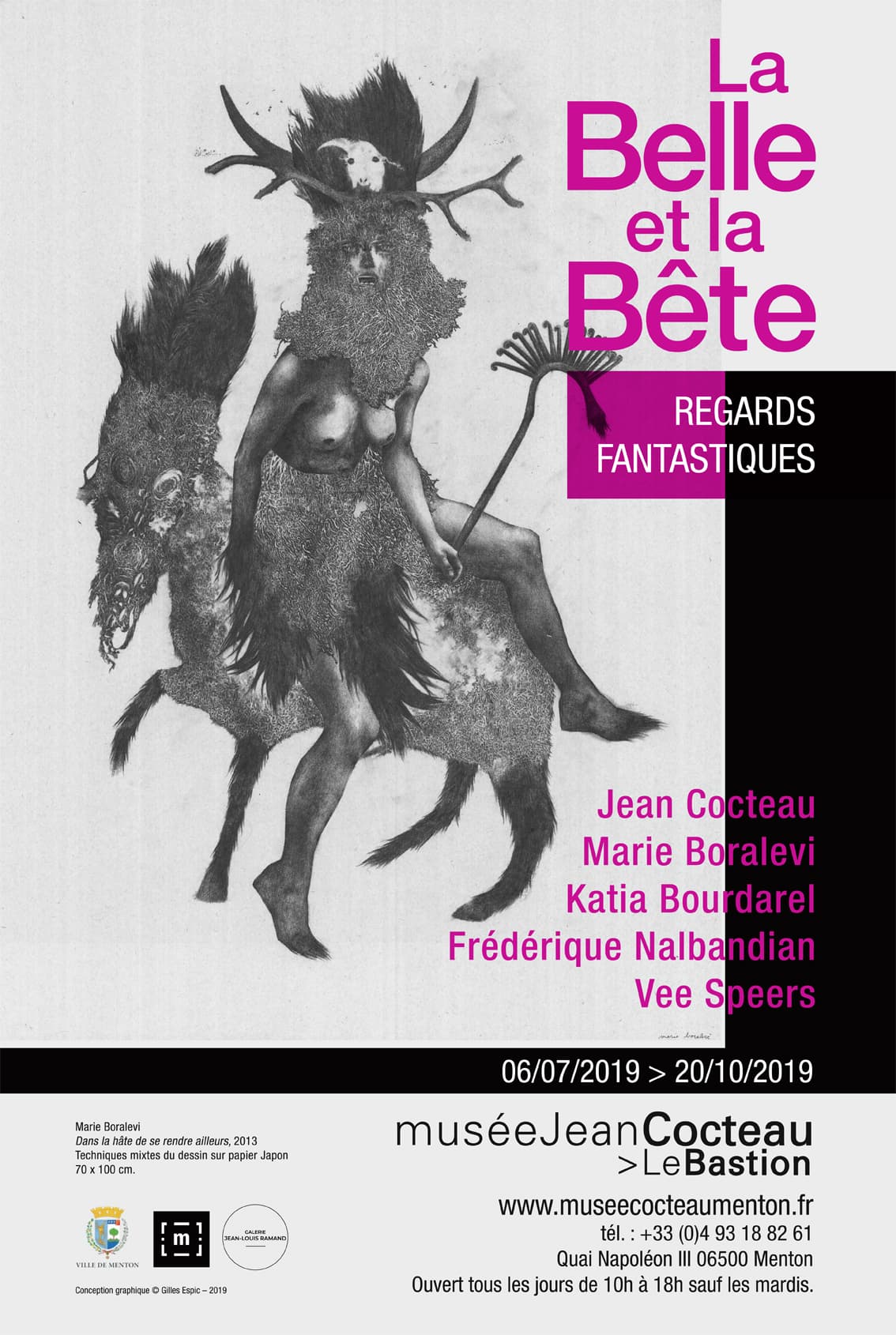 La Belle et la Bête - Exposition Menton
