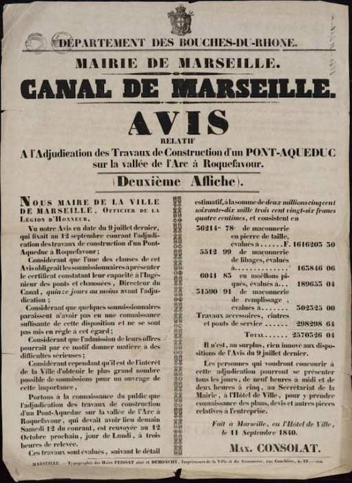 Avis Canal de Marseille par Max Consolat