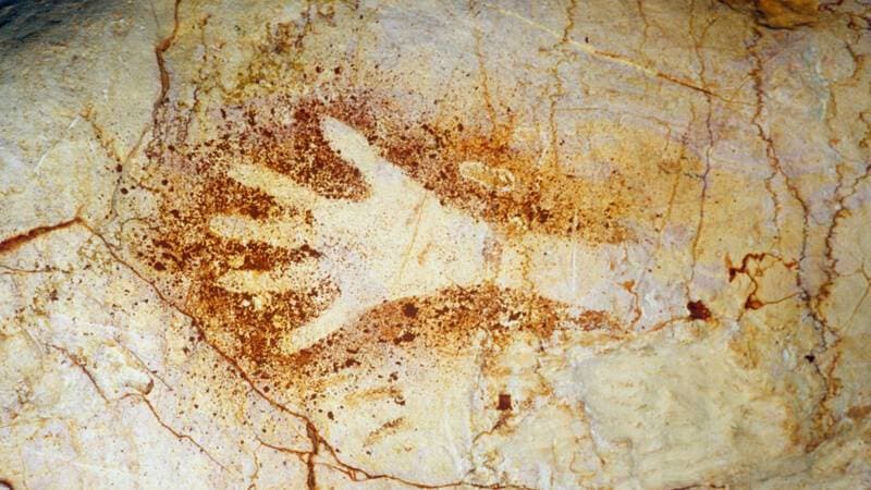 Grotte Cosquer main