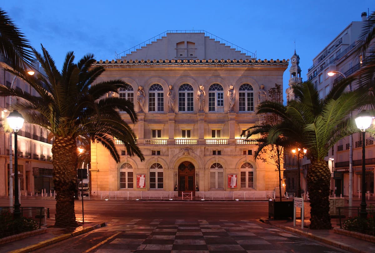 Opera de Toulon Facade nuit©KB