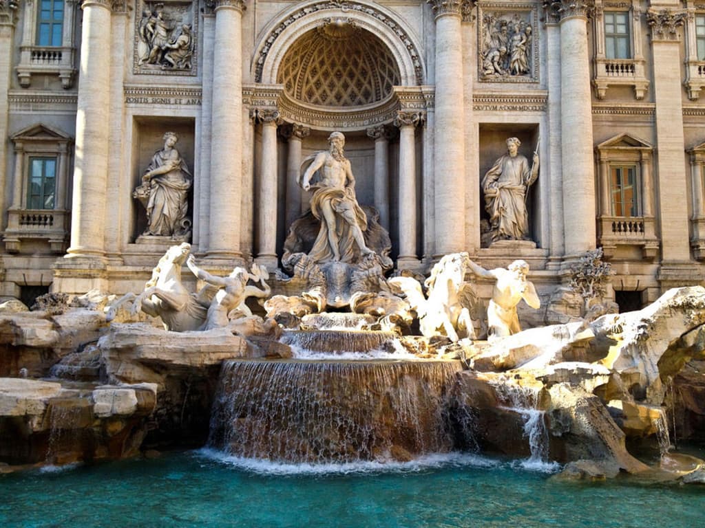 fontaine de trevi rome italie