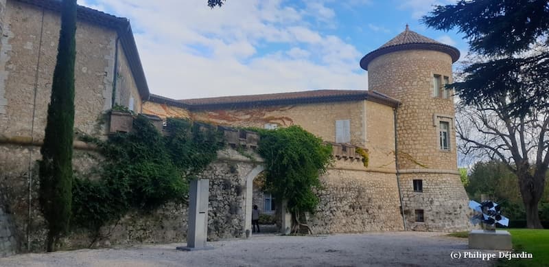 Vue du chateau de Mouans-Sartoux