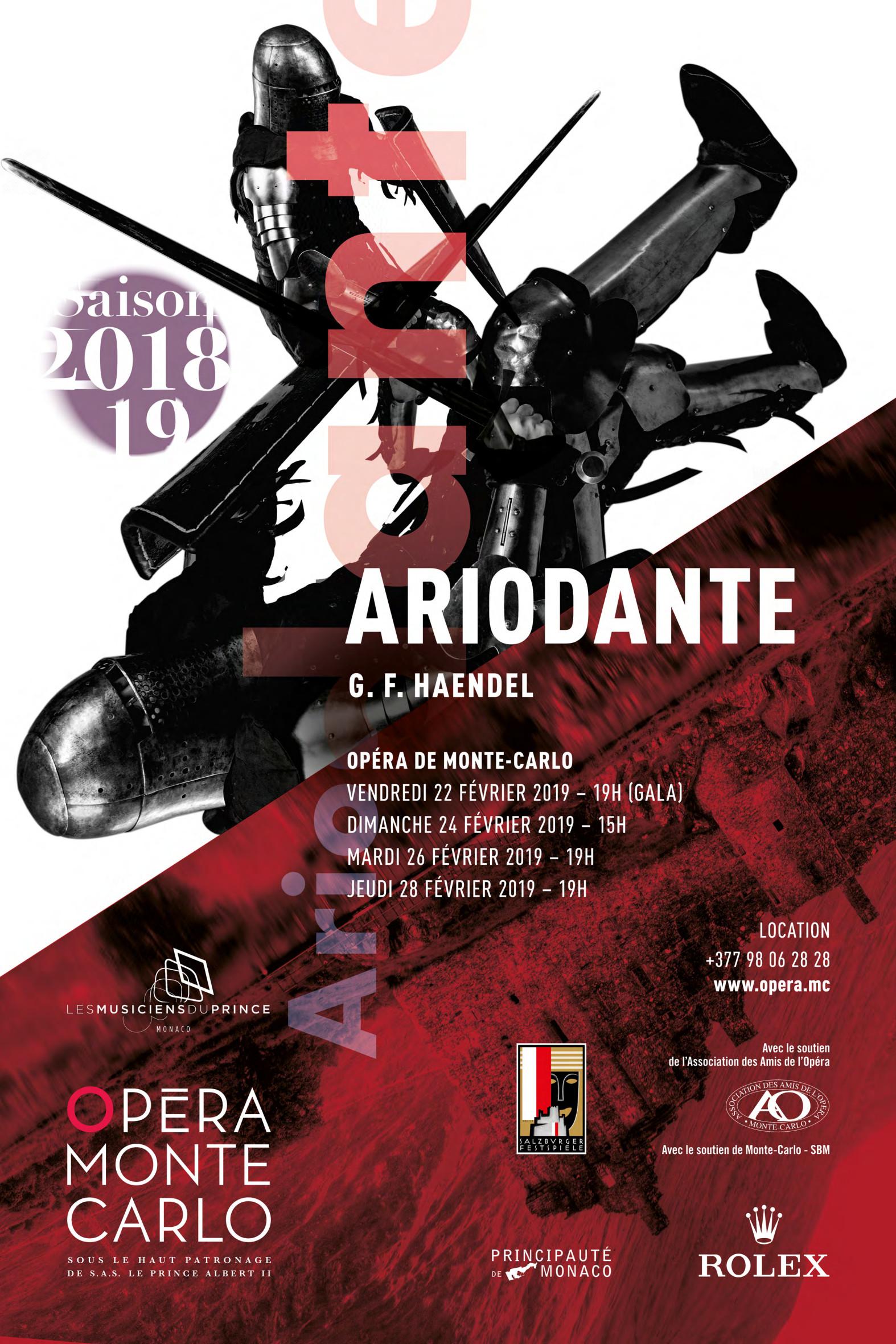 Ariodante Opéra de Monte-Carlo