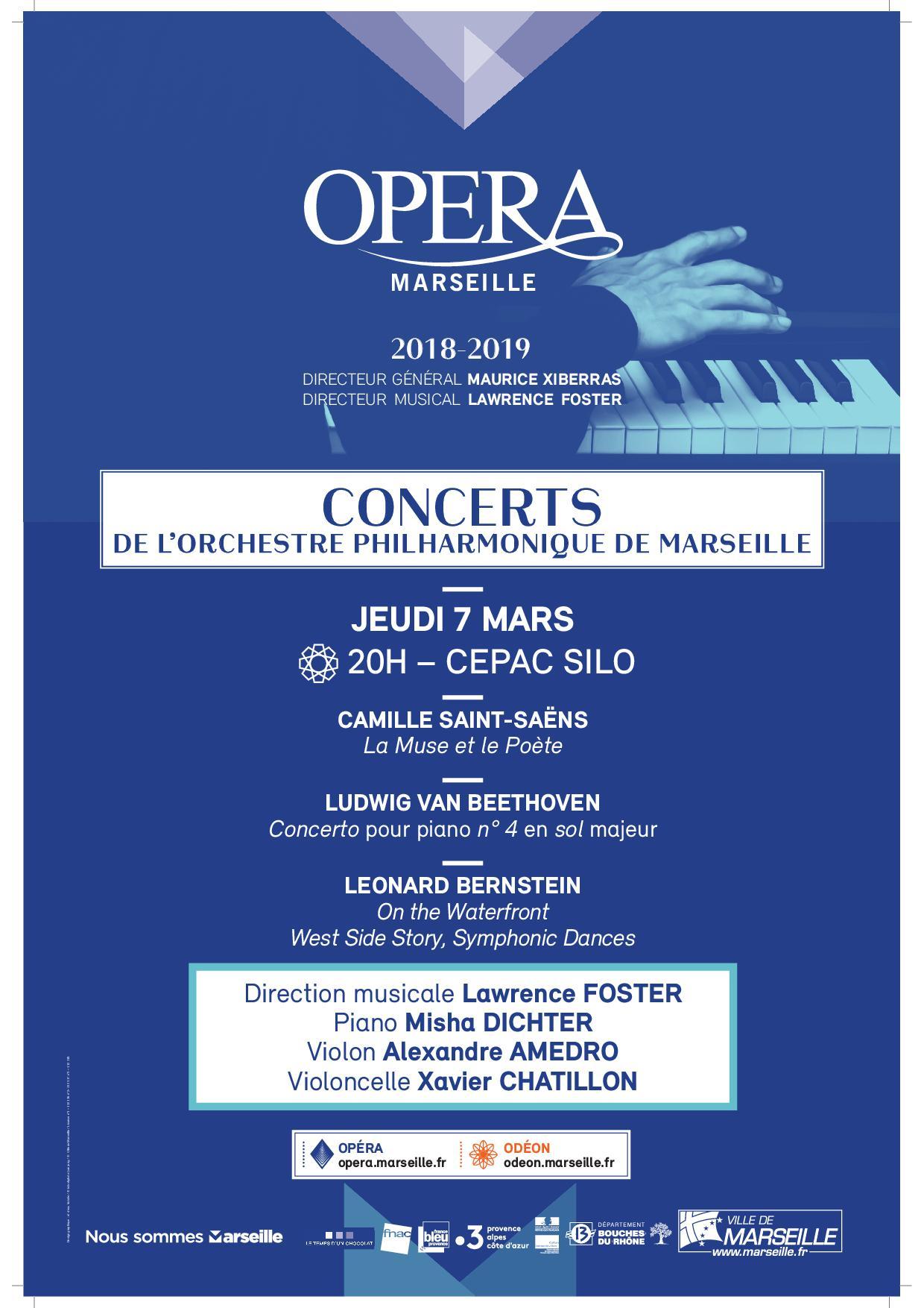 Concert symphonique - Marseille - le 7 mars