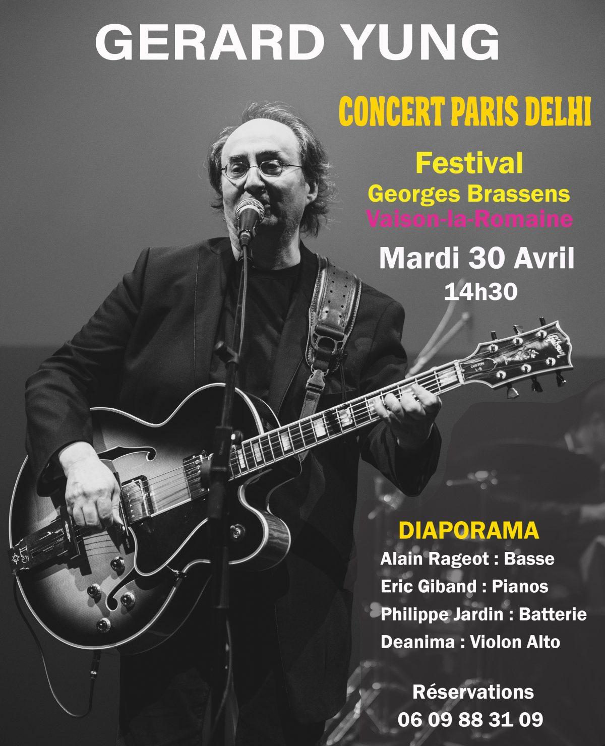 Gérard Yung - concert Paris Delhi