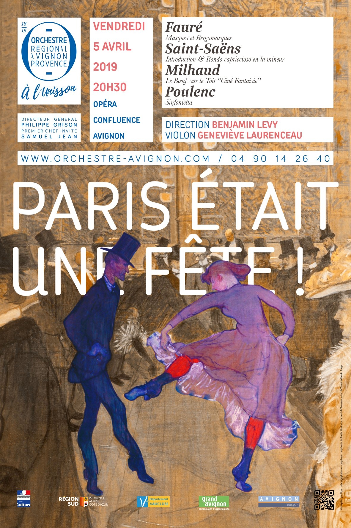 Paris était une fête - Orchestre Régional Avignon Provence