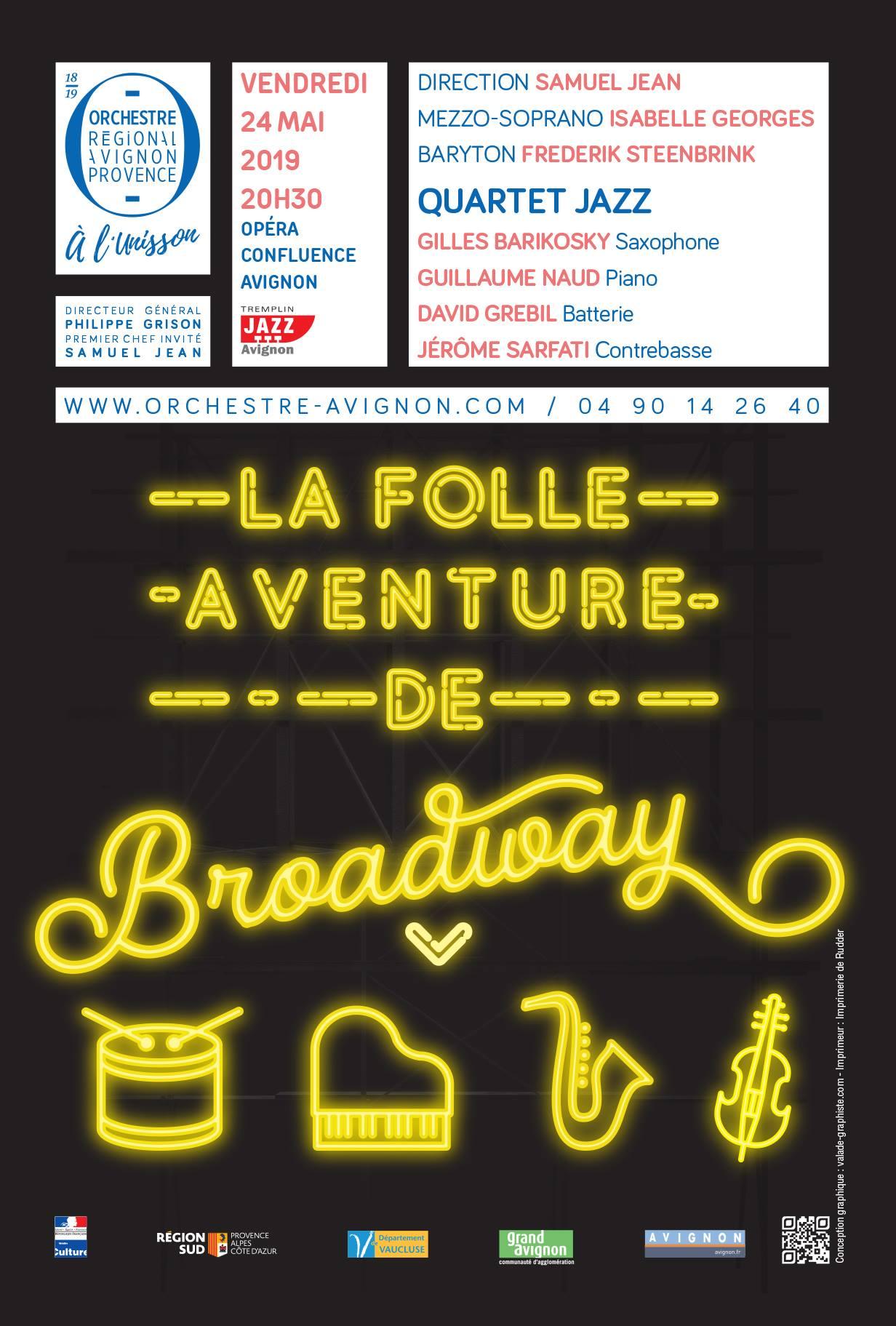 Broadway Symphonique Orchestres Régional Avignon Provence