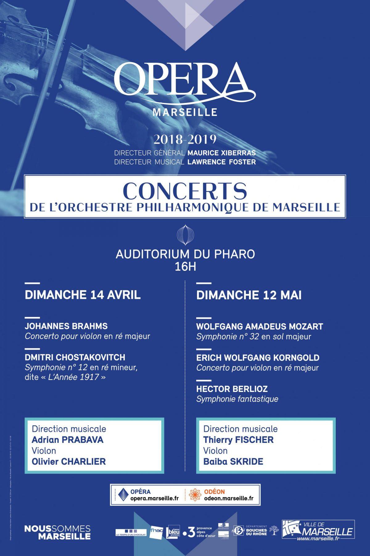 Concerts Orchestre Philharmonique de Marseille