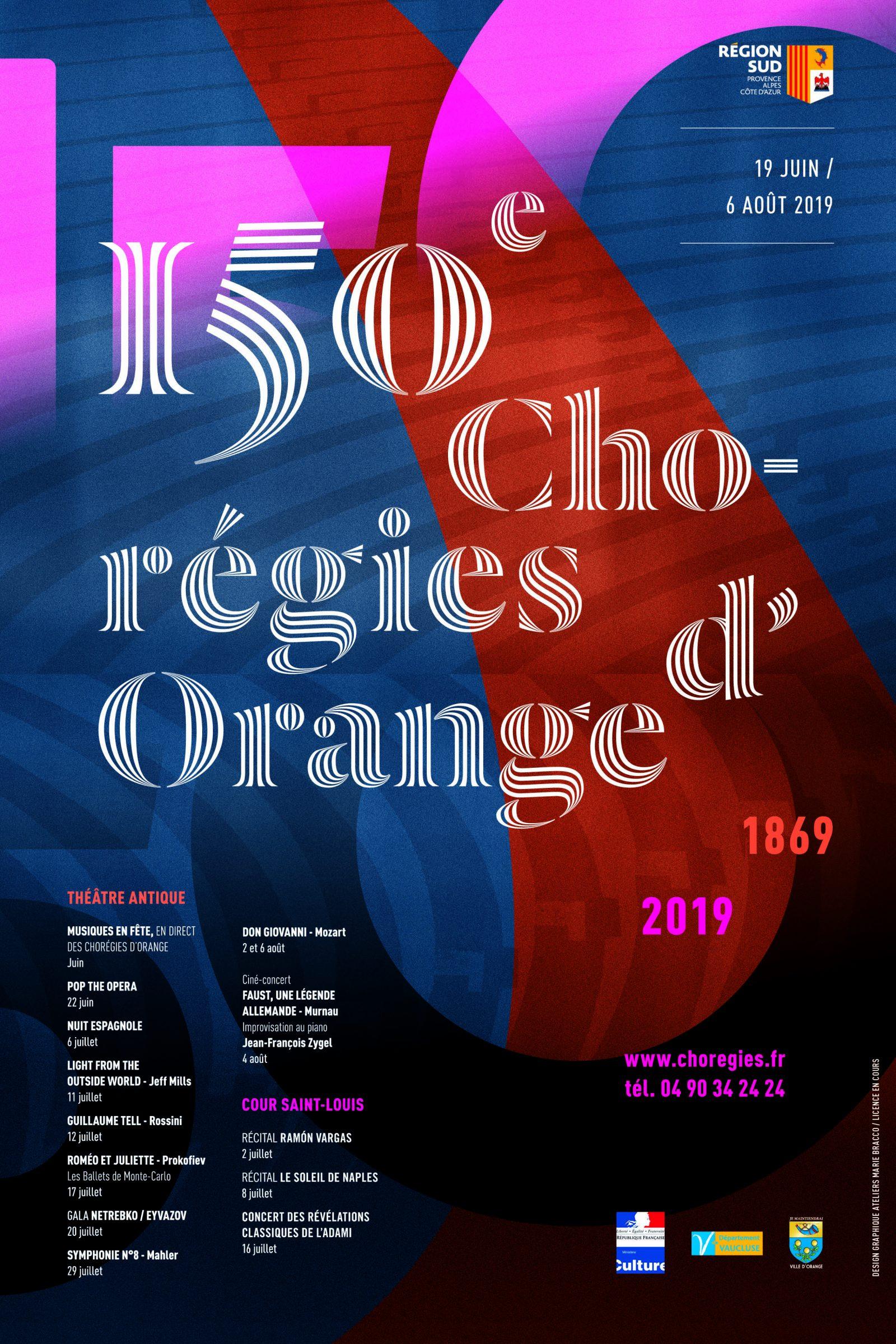 Chorégies d'Orange Programmation 2019