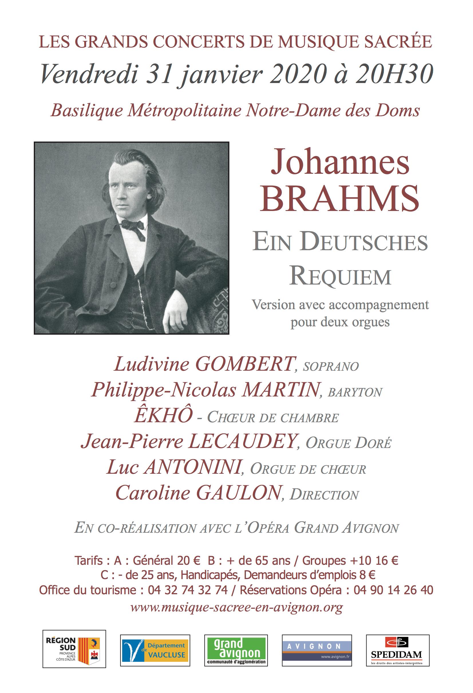 Requiem de Brahms - Musique sacrée en Avignon