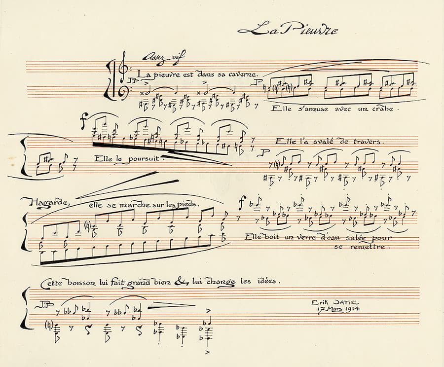 Erik Satie Sports et divertissements - La pieuvre