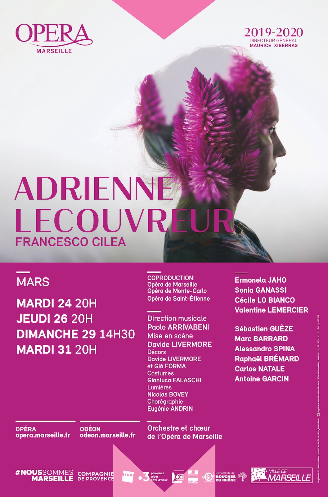 Adrienne Lecouvreur - Opéra de Marseille