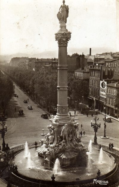 Fontaine Jules Cantini par Allar, Place Castellane, Marseille