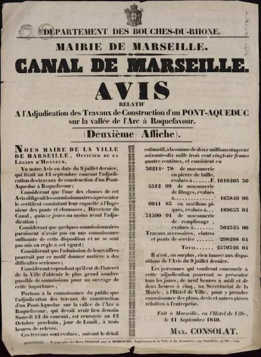 Avis Canal de Marseille par Max Consolat