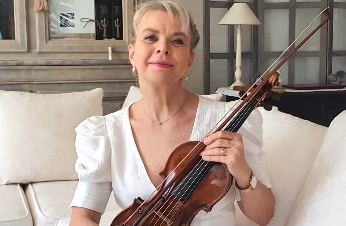 Cordelia Palm premier violon Interview à la maison