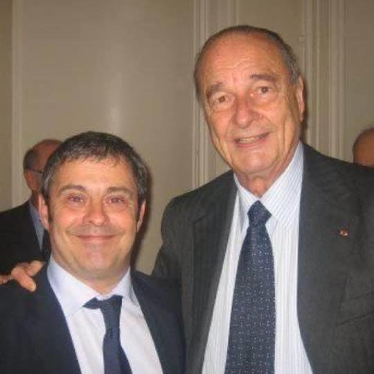 François David et Jacques Chirac