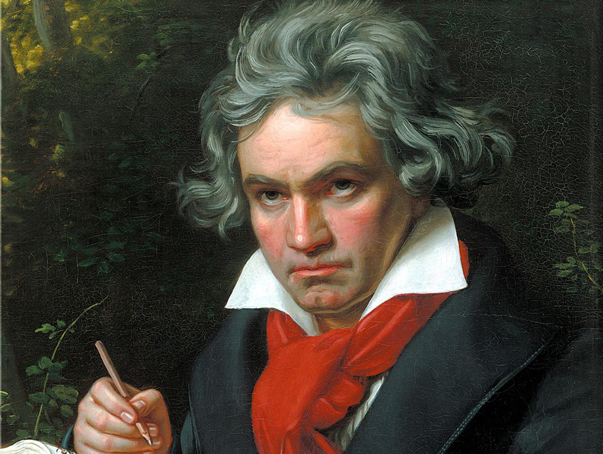 Beethoven Painting by Joseph Karl Stieler, 1819 or 1820 -Portrait