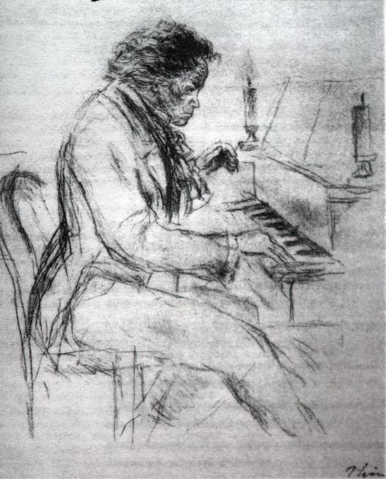 Beethoven au piano ©AA