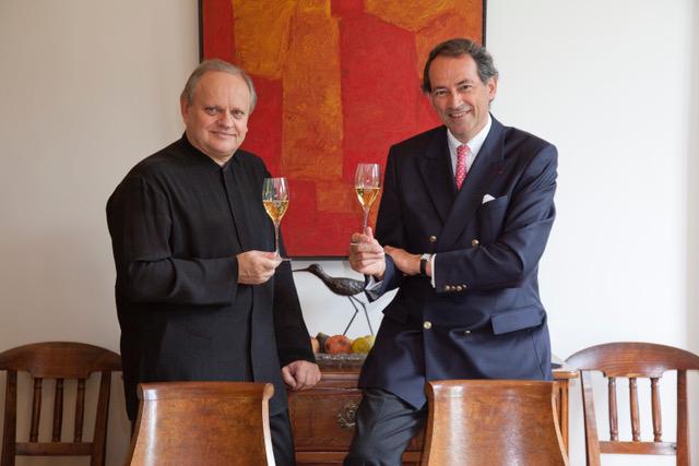 Esprit de champagne ©Graziano Villa Joel Robuchon e Bruno Paillard