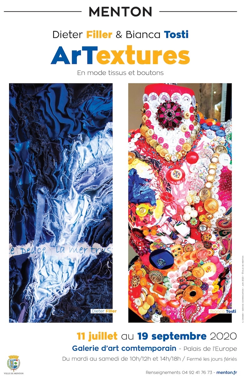 Exposition Menton Dieter Filler et Bianca Tosti Artextures