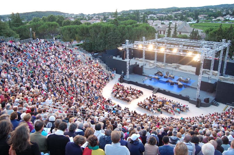 Festivals au théâtre antique de Vaison la Romaine