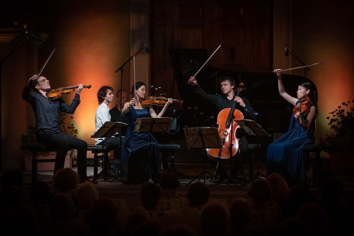 Alexandre Kantorow et le Quatuor Hermes - festival de Menton 2020@Catherine Filliol-Ville de menton