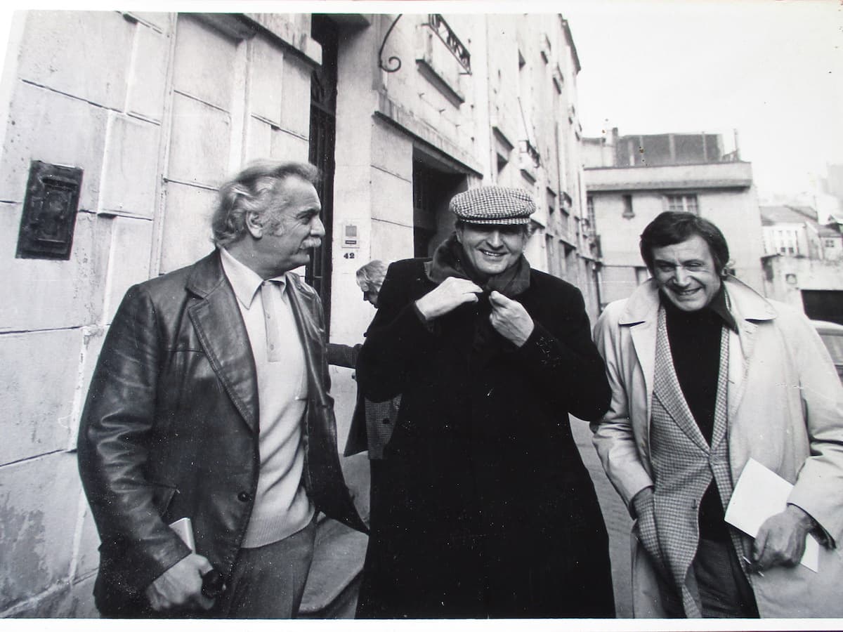 Georges Brassens- Louis Nucera- Alphonse Boudard © R.Gatti