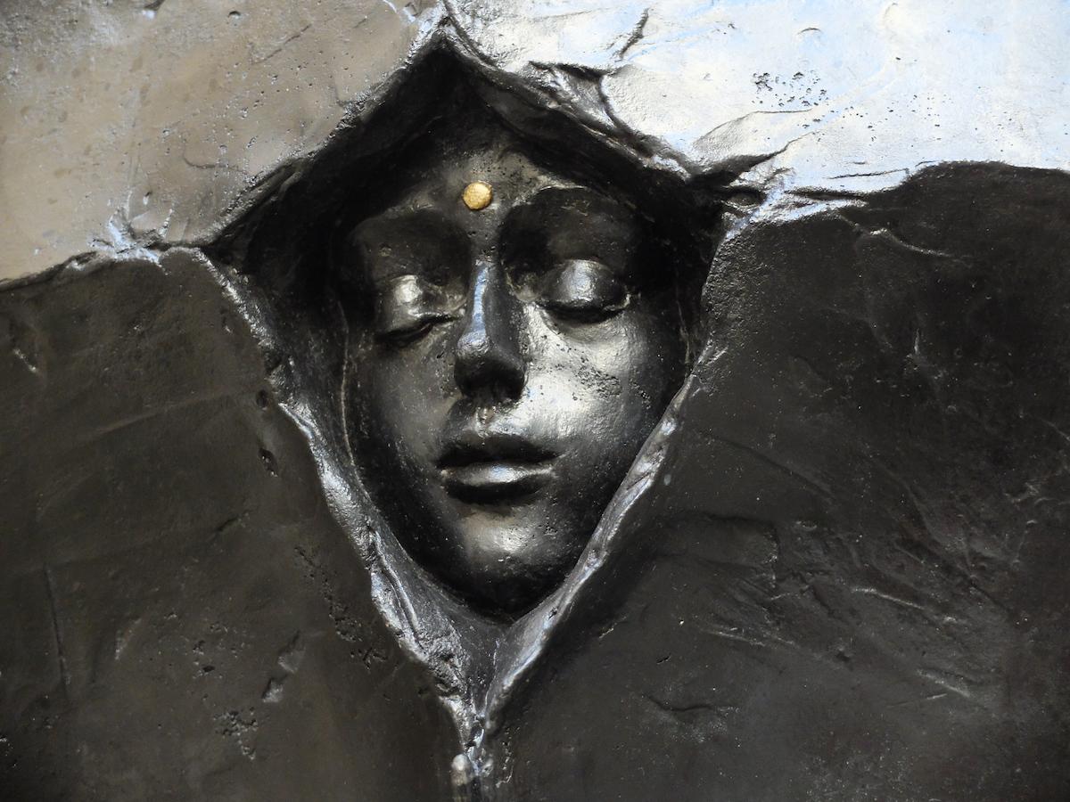 Davide Galbiati sculpteur- Etoile noire 2015, beton_AA