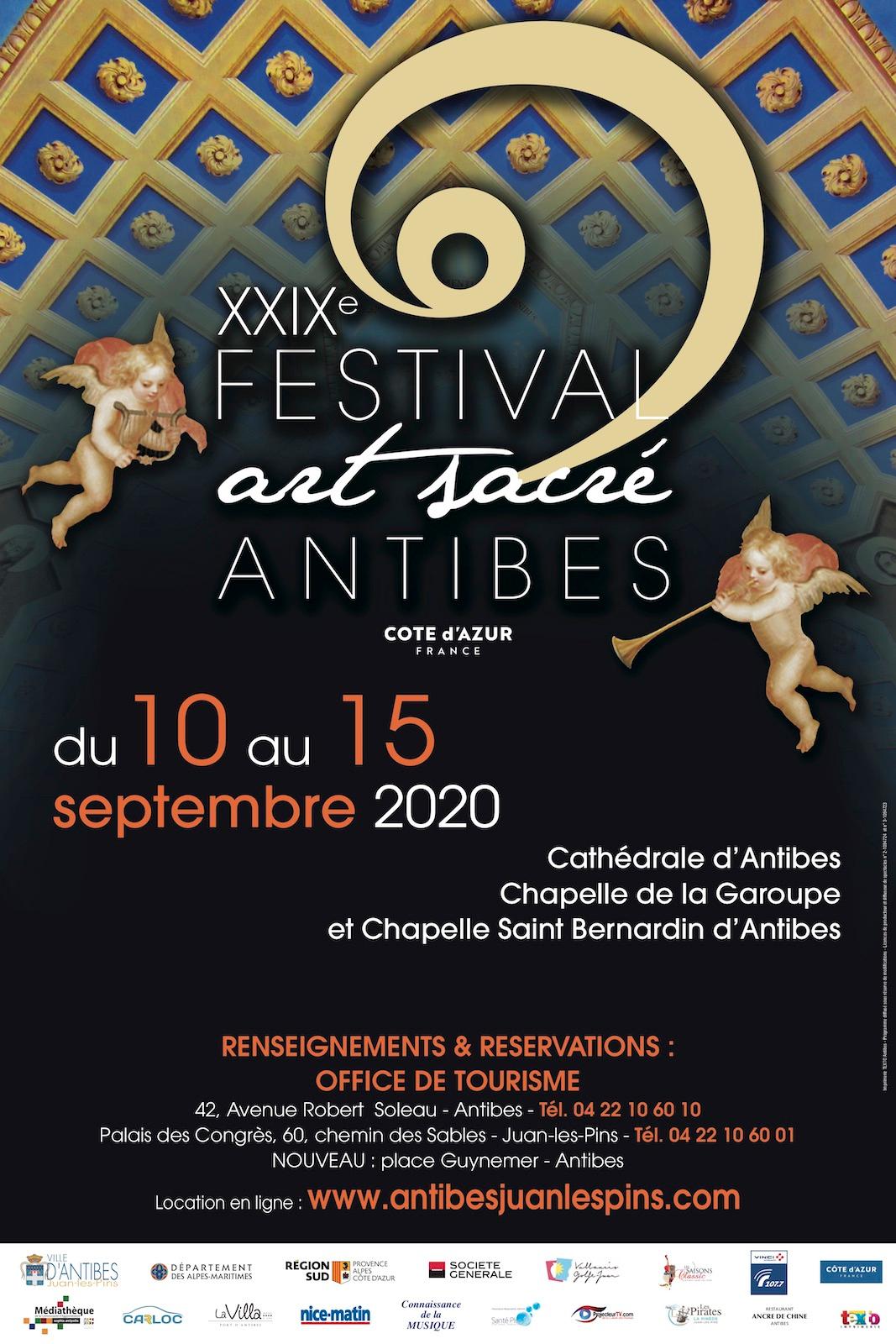 Festival d art sacre 2020 Antibes