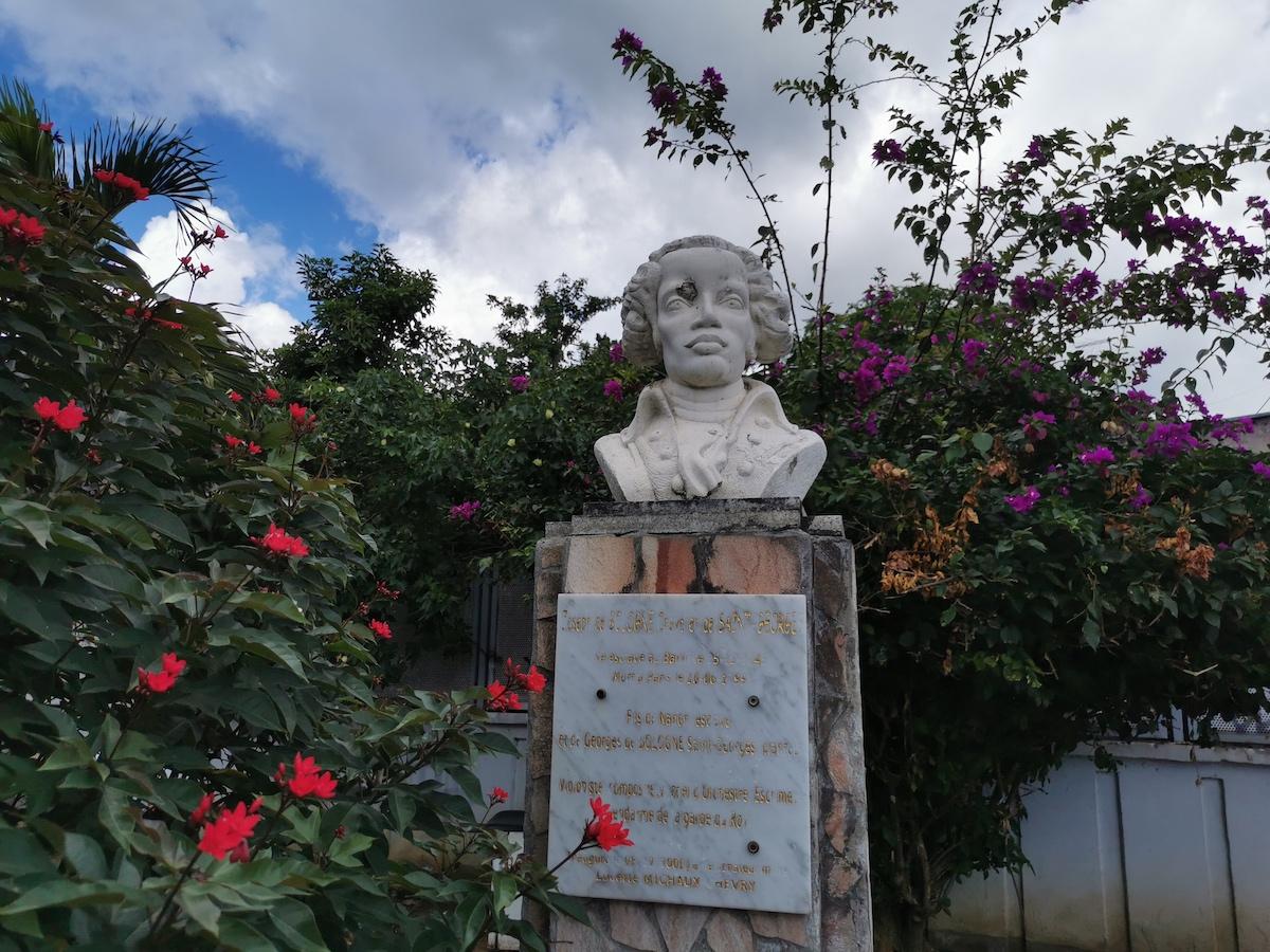 Buste du Chevalier de Saint George à Basse-Terre Guadeloupe
