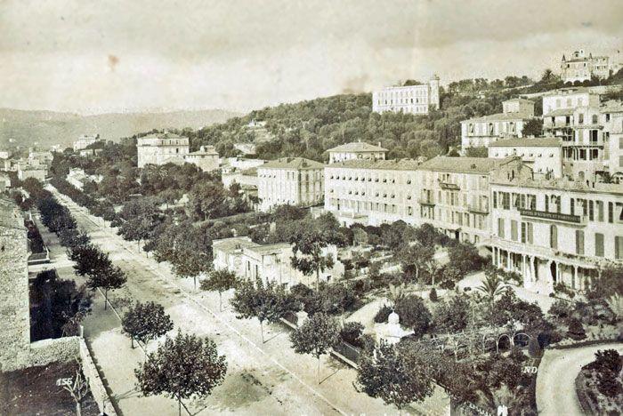 Le boulevard Carabacel en 1905.- Nice