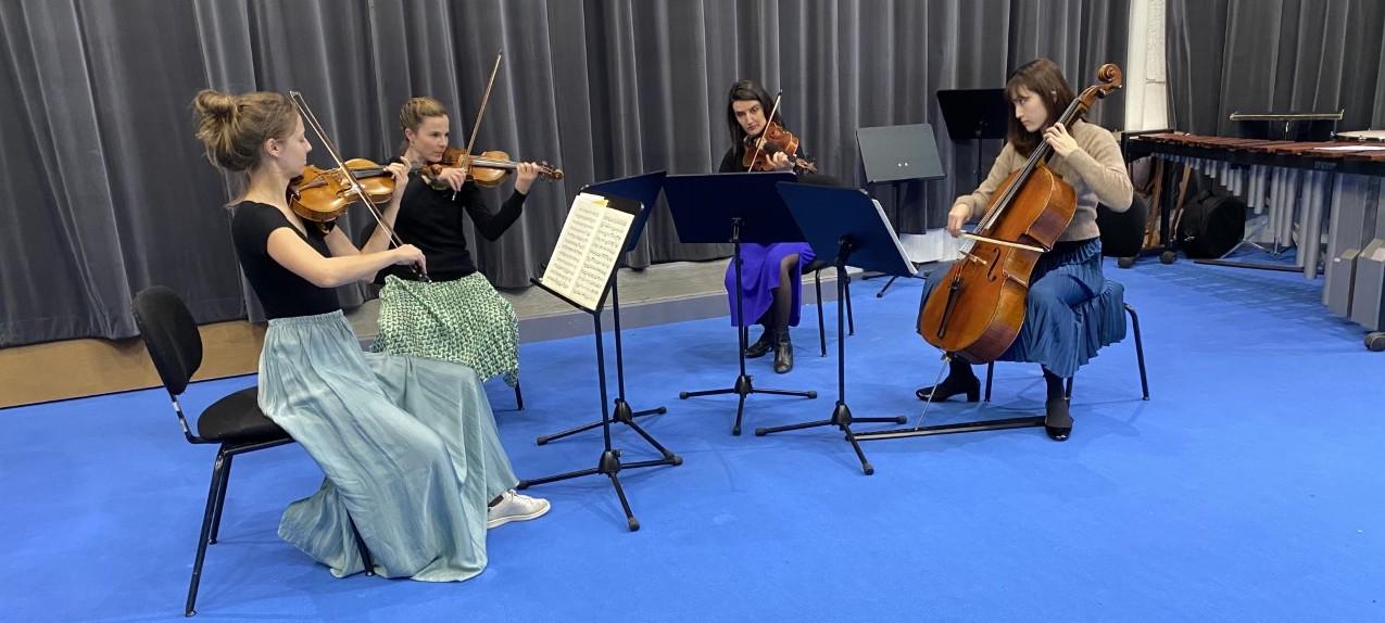 Quatuor a cordes musiciens orchestre national avignon provence © Pauline Chapeland