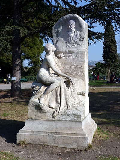 adolphe monticelli statue palais longchamp marseille