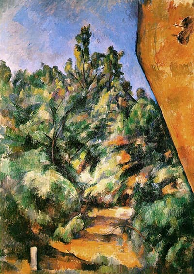 le rocher rouge par paul cezanne orangerie paris