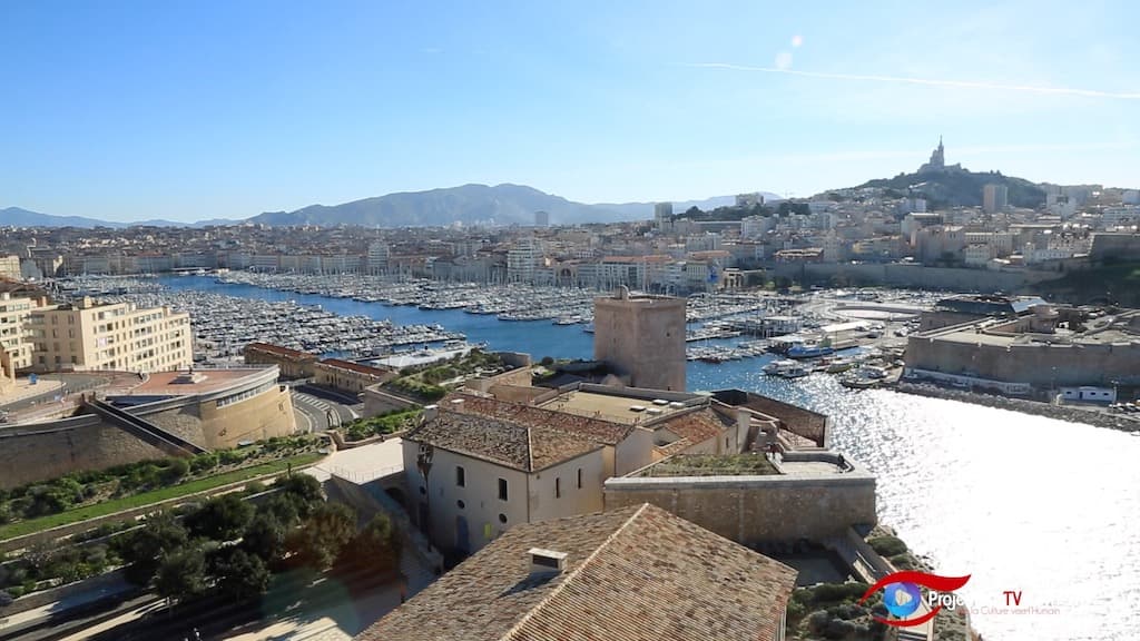 Vue depius le Fort Saint Jean Mucem Marseille © Mathieu Houlliere