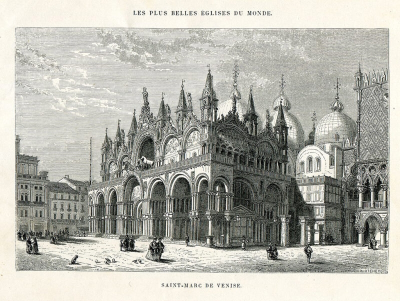 basilique saint marc place italie venice