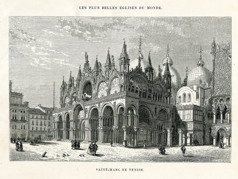 basilique saint marc place italie venice