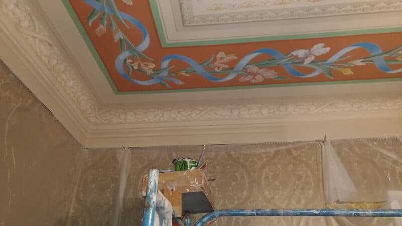 chantier fresque frises menton decor savoir faire