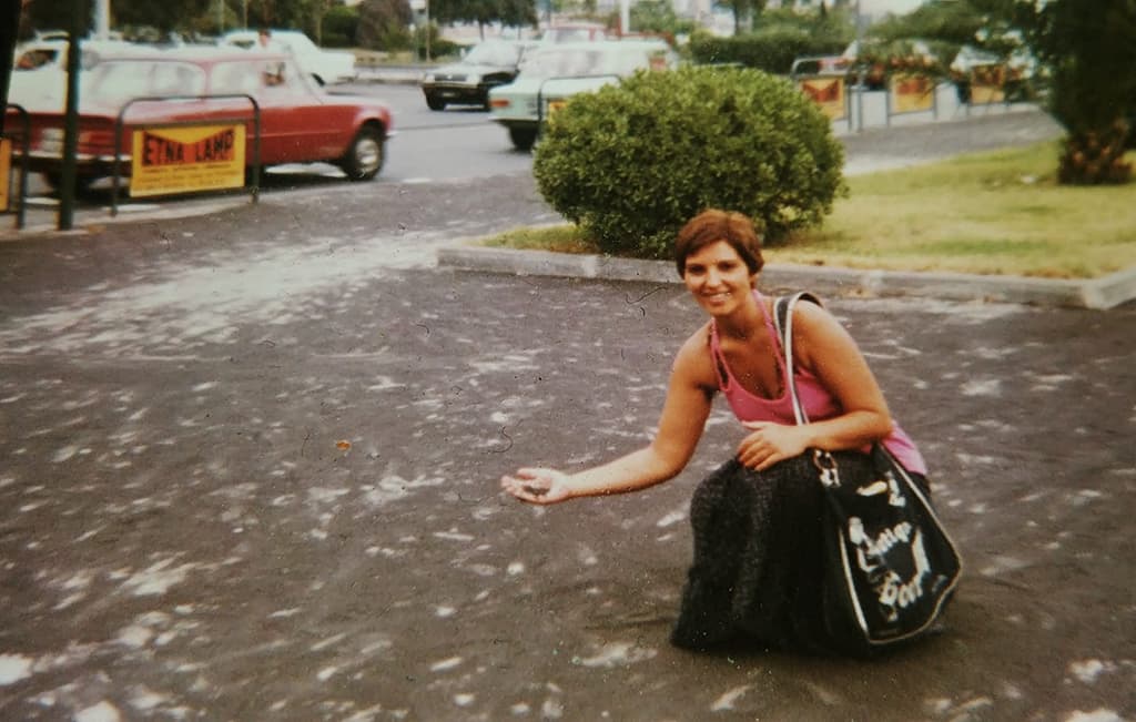 danielle verna cendres volcan etna catania sicile 1979