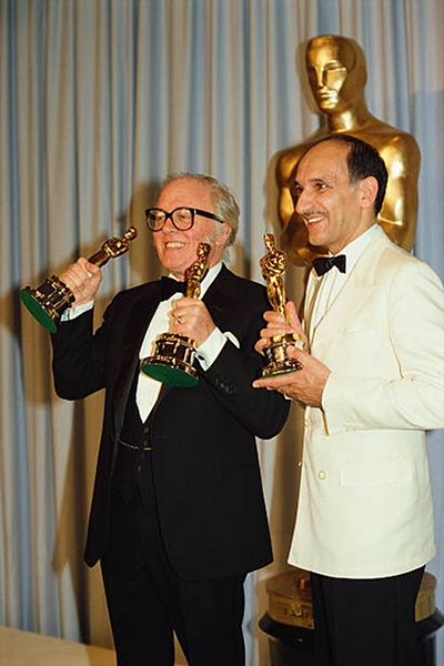 Attenborough et kingsley aux oscars 1983
