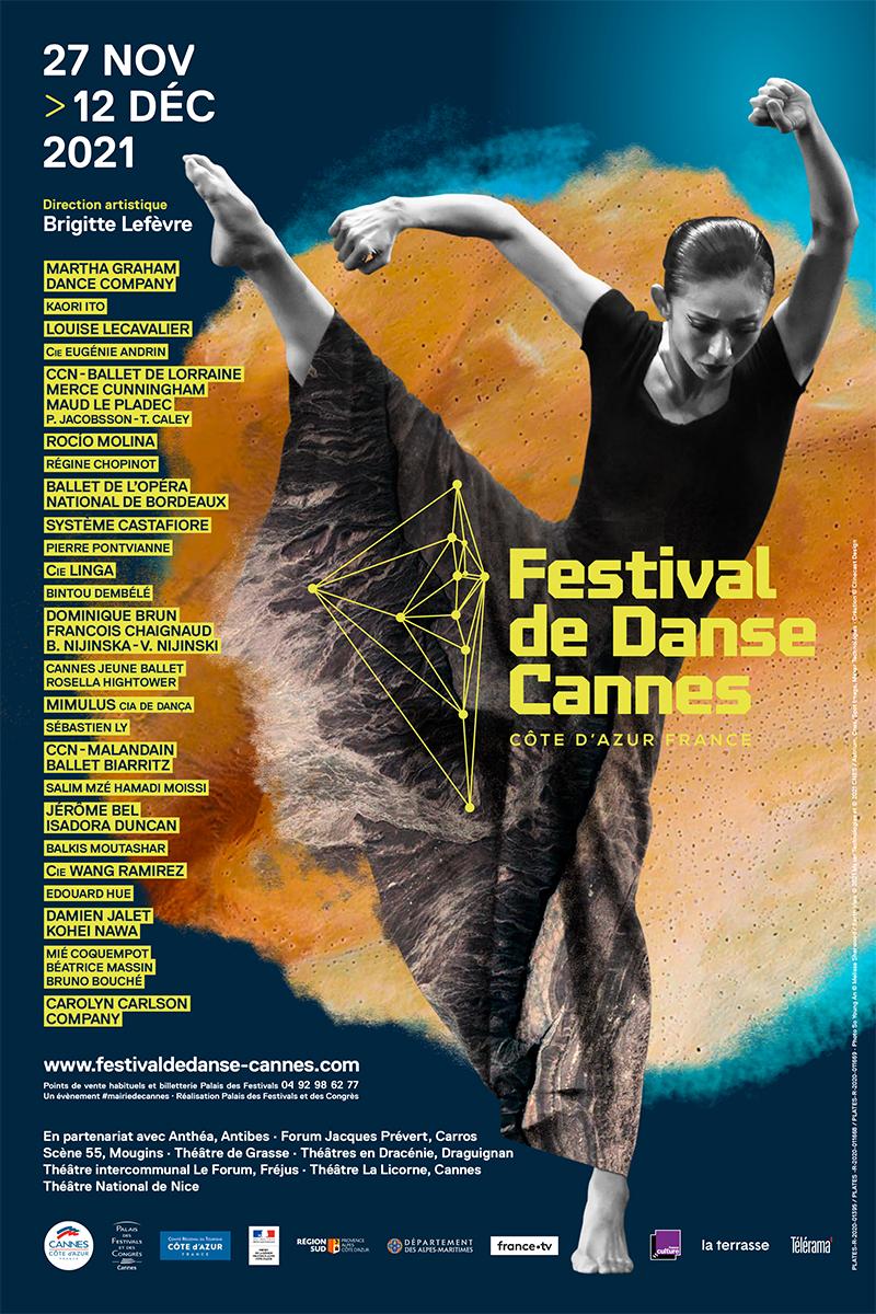 Programme Festival de Danse 2021 Cannes Côte d'Azur direction Brigitte lefèvre