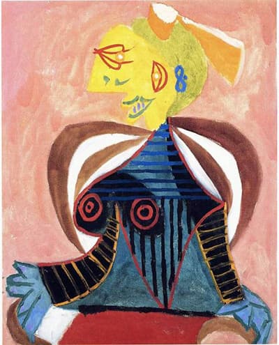 portrait de Lee Miller en Arlesienne, 1937, huile sur toile pablo picasso