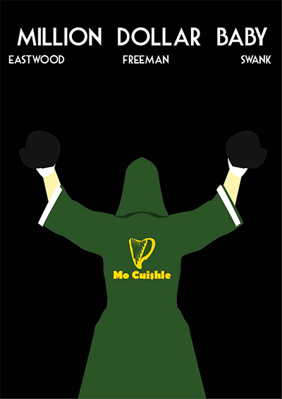 affiche collector million dollar baby clint eastwood 2004