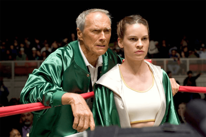 million dollar baby film résumé clint eastwood hilary swank morgan freeman