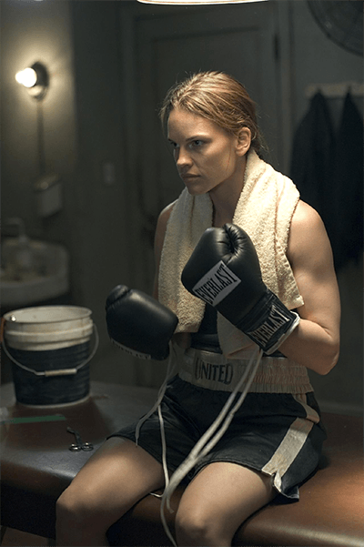 on million dollar baby hilary swank